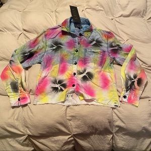 Tie dye button down